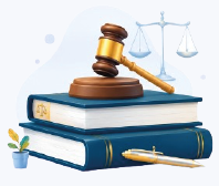 Law Books and Scales